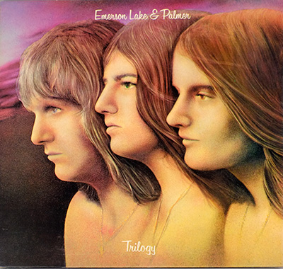 ELP EMERSON, LAKE  & PALMER -Trilogy  (Three European Versions)  album front cover vinyl record